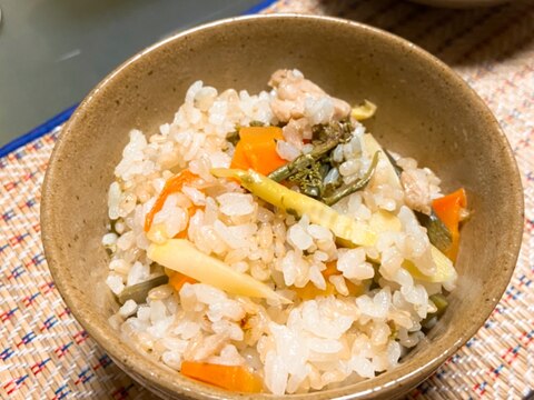 山菜の炊き込みご飯